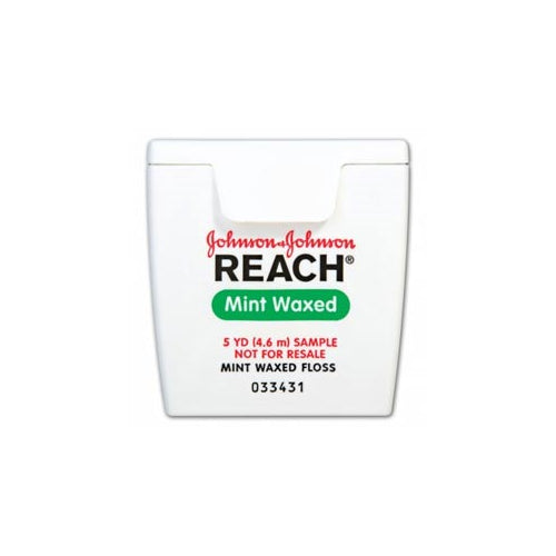 Reach Johnson & Johnson 211896800 Dental Floss Waxed Mint Trial Size 5 Yards 9864 Reach Johnson & Johnson 211896800 Dental Floss Waxed Mint Trial Size 5 Yards 9864